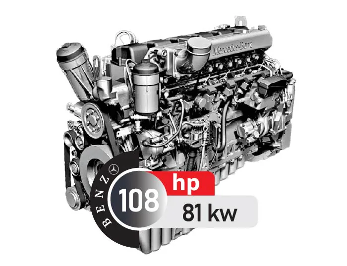 موتور دیزل بنز 108 اسب بخار