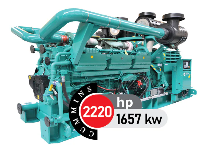 موتور دیزل کامینز ۲۲۲۰ اسب بخار مدل KTA50-G9