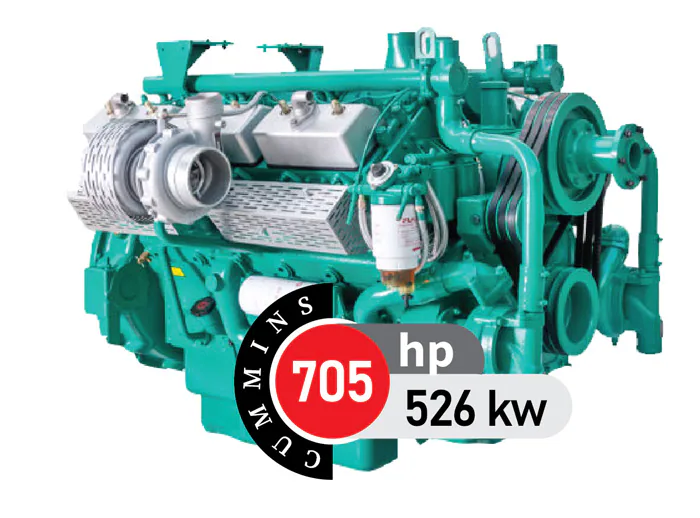 موتور دیزل کامینز ۷۰۵ اسب بخار مدل QSX15-G9