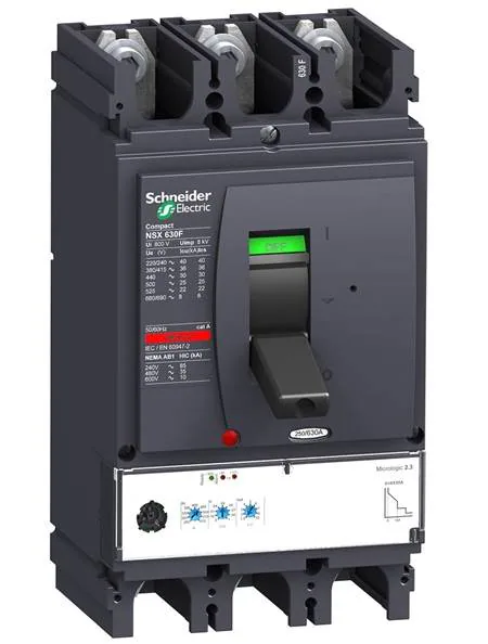 کلید اتوماتیک کمپکت ۶۳۰ آمپر اشنایدر مدل NSX 630F-630A