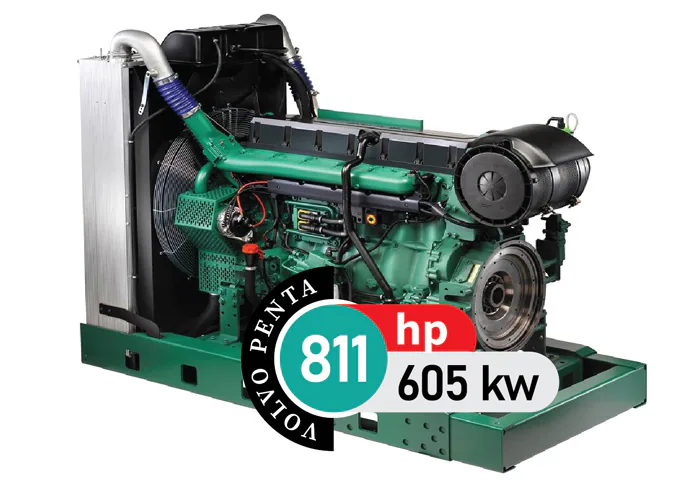 موتور دیزل ولوو 811 اسب بخار