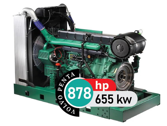 موتور دیزل ولوو 878 اسب بخار